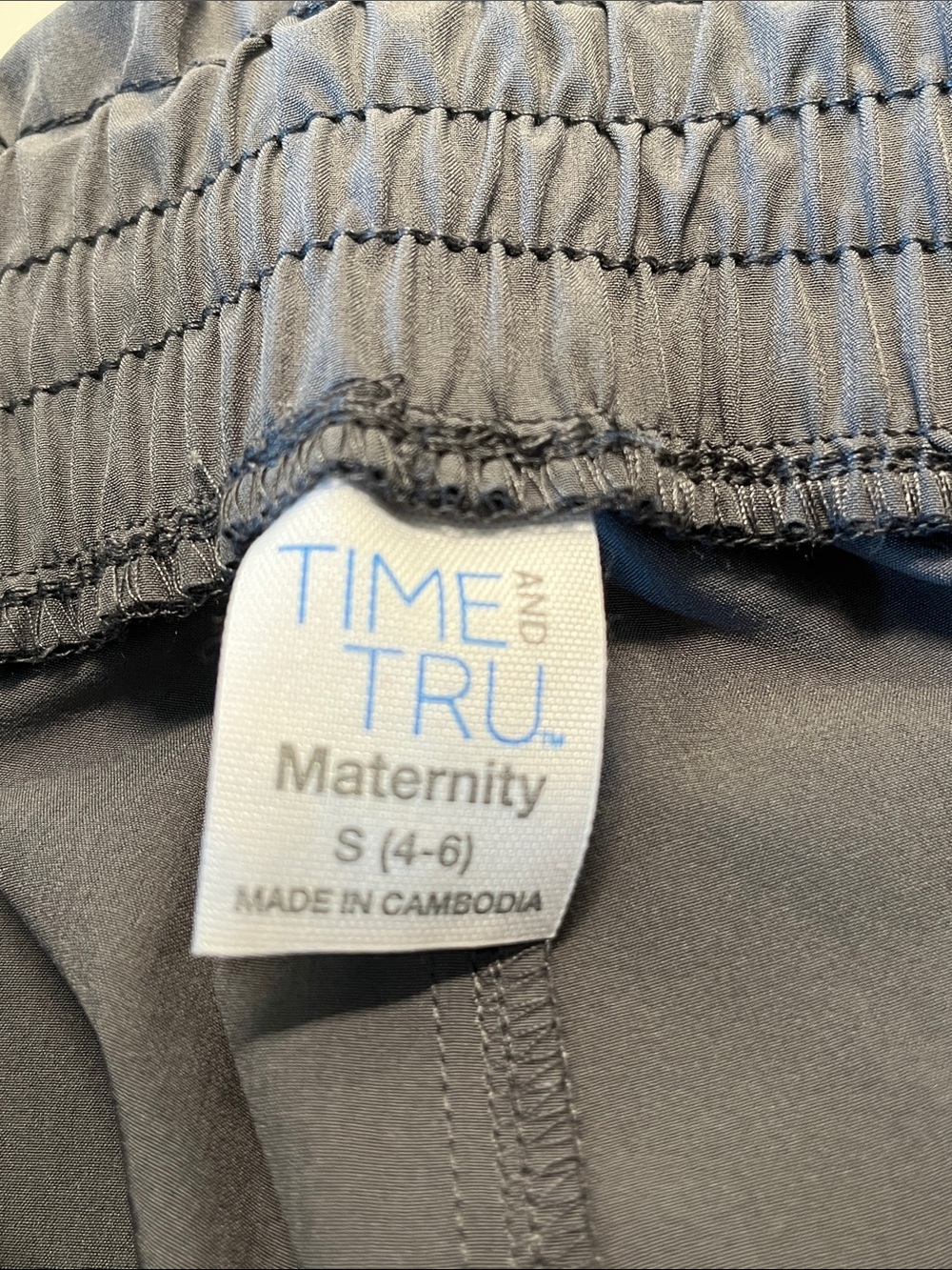 Maternity Joggers Time and Tru Maternity Drawstring Jogger Pants Size S - Picture 8 of 12